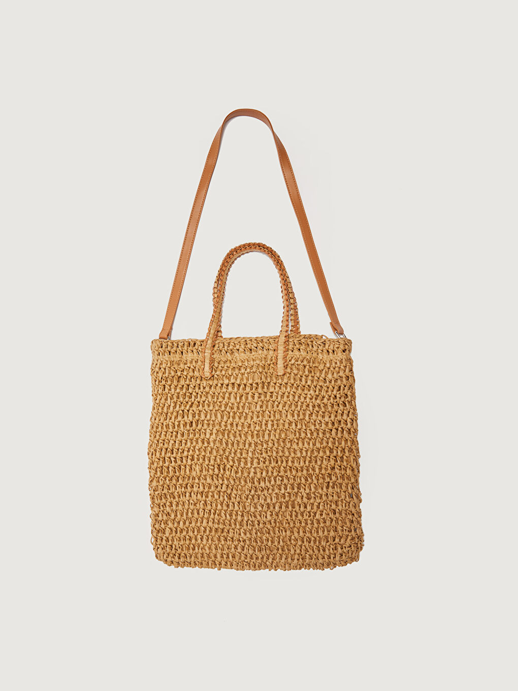 თვითნიმუშიანი ჩალის ქალების საზღვაო ჩანთა-2