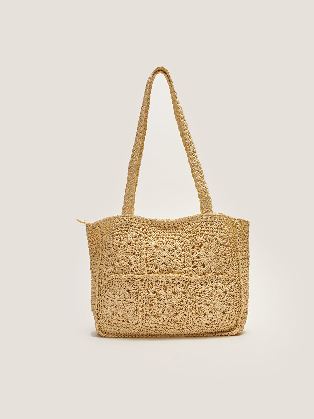 LCW ACCESSORIES Torba za plažu od slame sa uzorkom za žene -S2AO47Z8-CR8