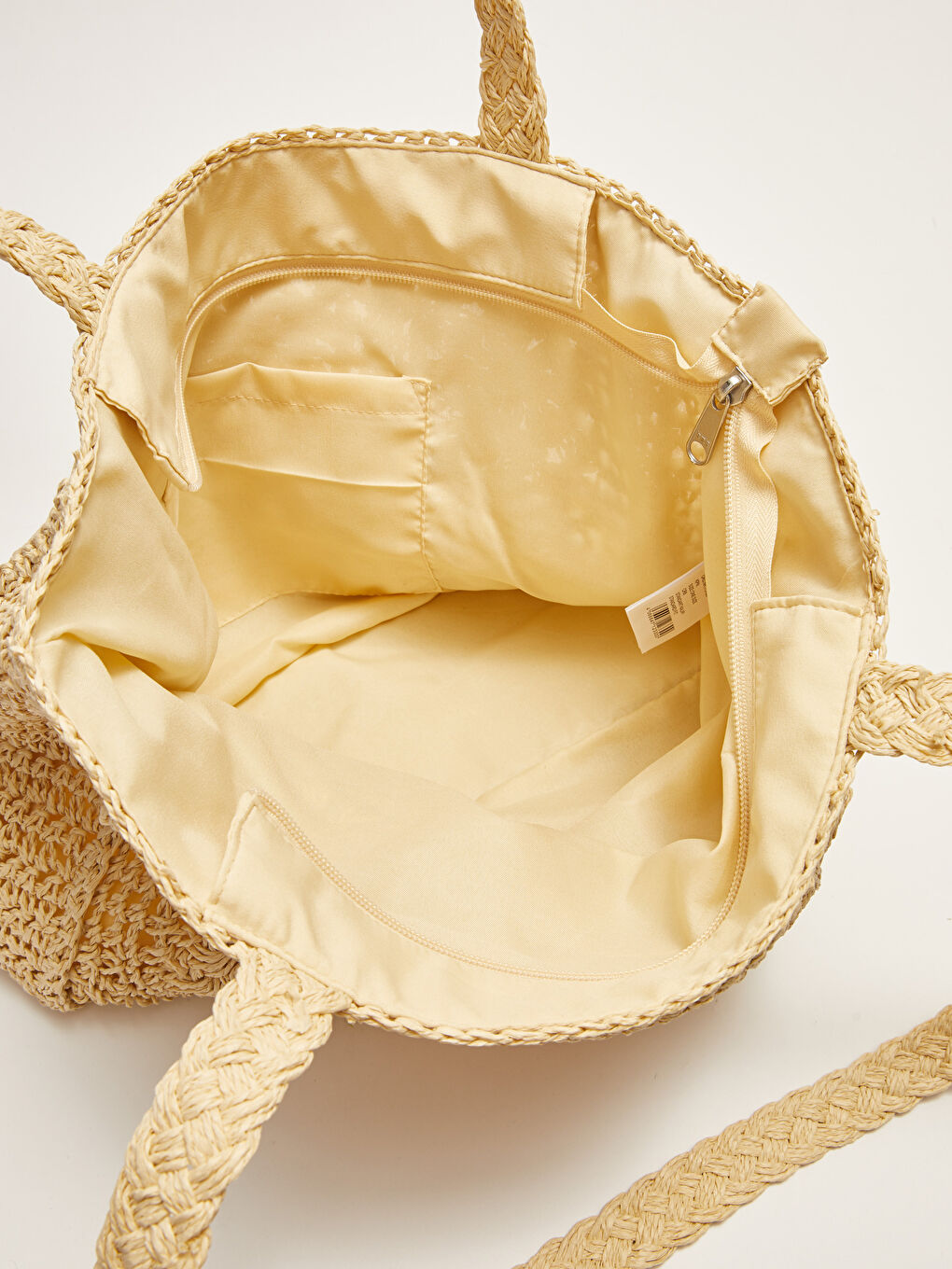 LCW ACCESSORIES Torba za plažu od slame sa uzorkom za žene -S2AO47Z8-CR8