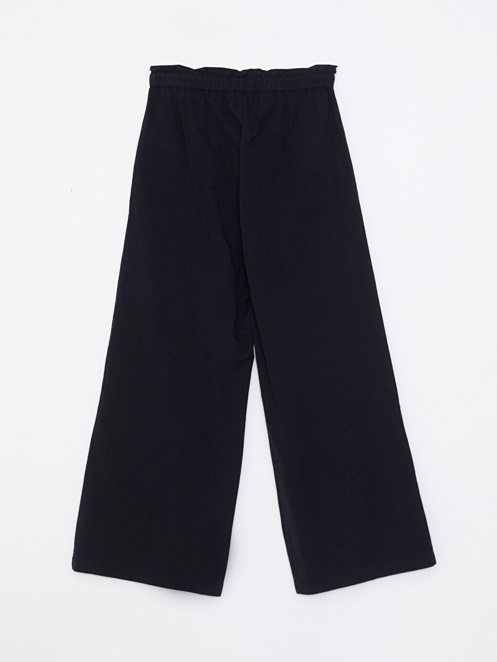 Elastic Waist Comfortable Fit Straight Wide Leg Women's Trousers -S2AO56Z8-CVL
