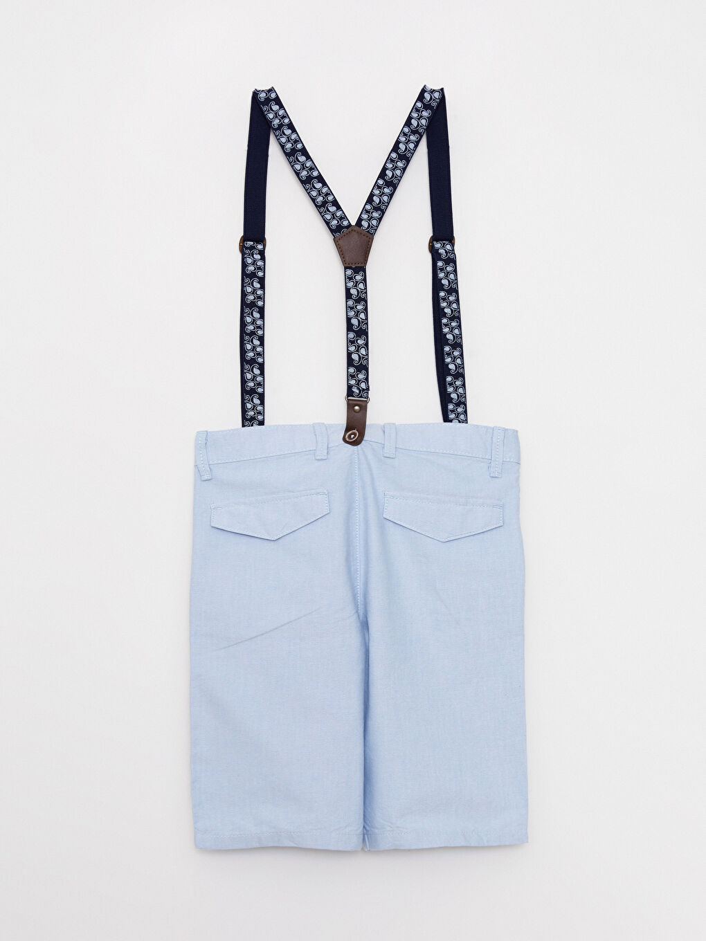 Mavi Basic Gabardin Erkek Çocuk Şort ve Pantolon Askısı-1