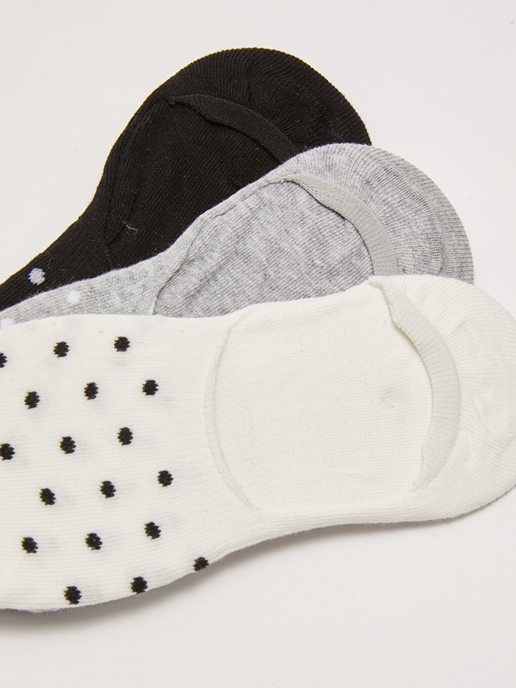 Patterned Women's Invisible Socks 3-packs-2