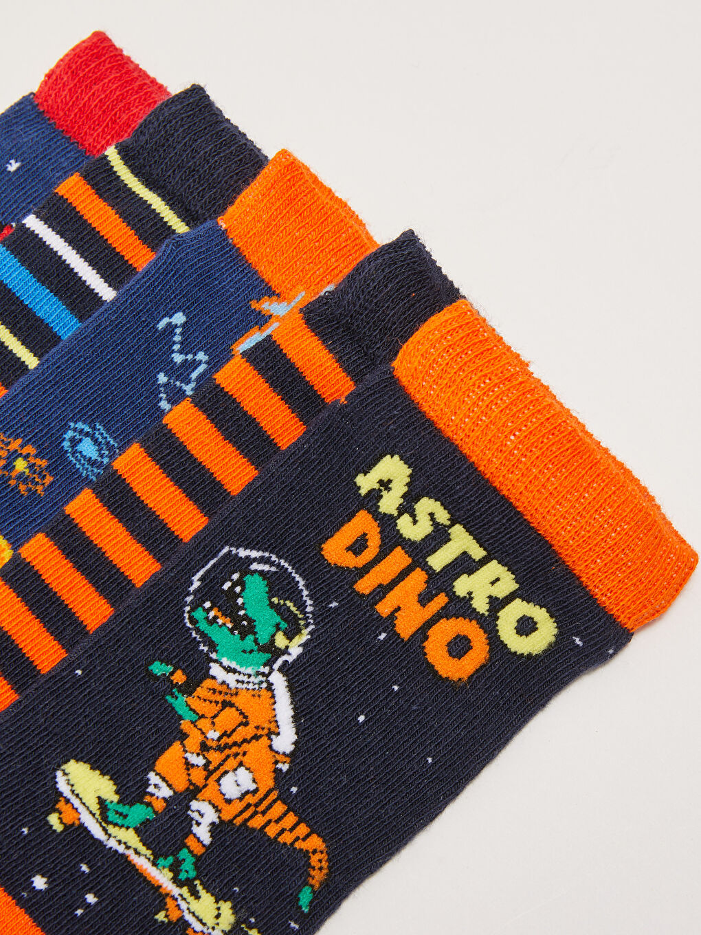 Karışık Desenli Erkek Çocuk Patik Çorap 5'li-2