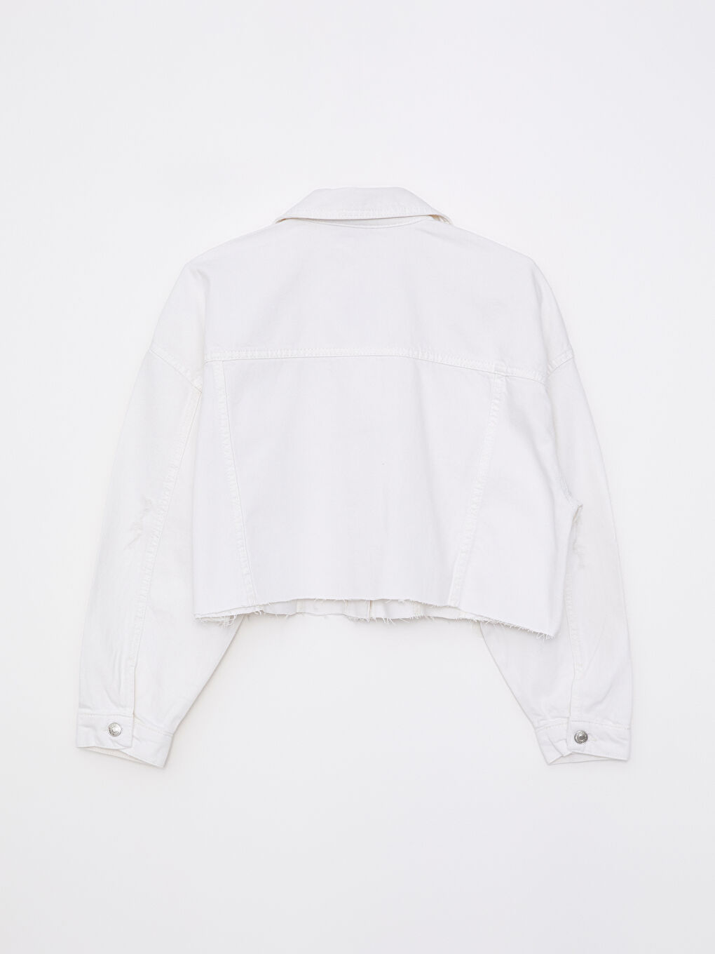 Žena BIJELA Traper jakna -6