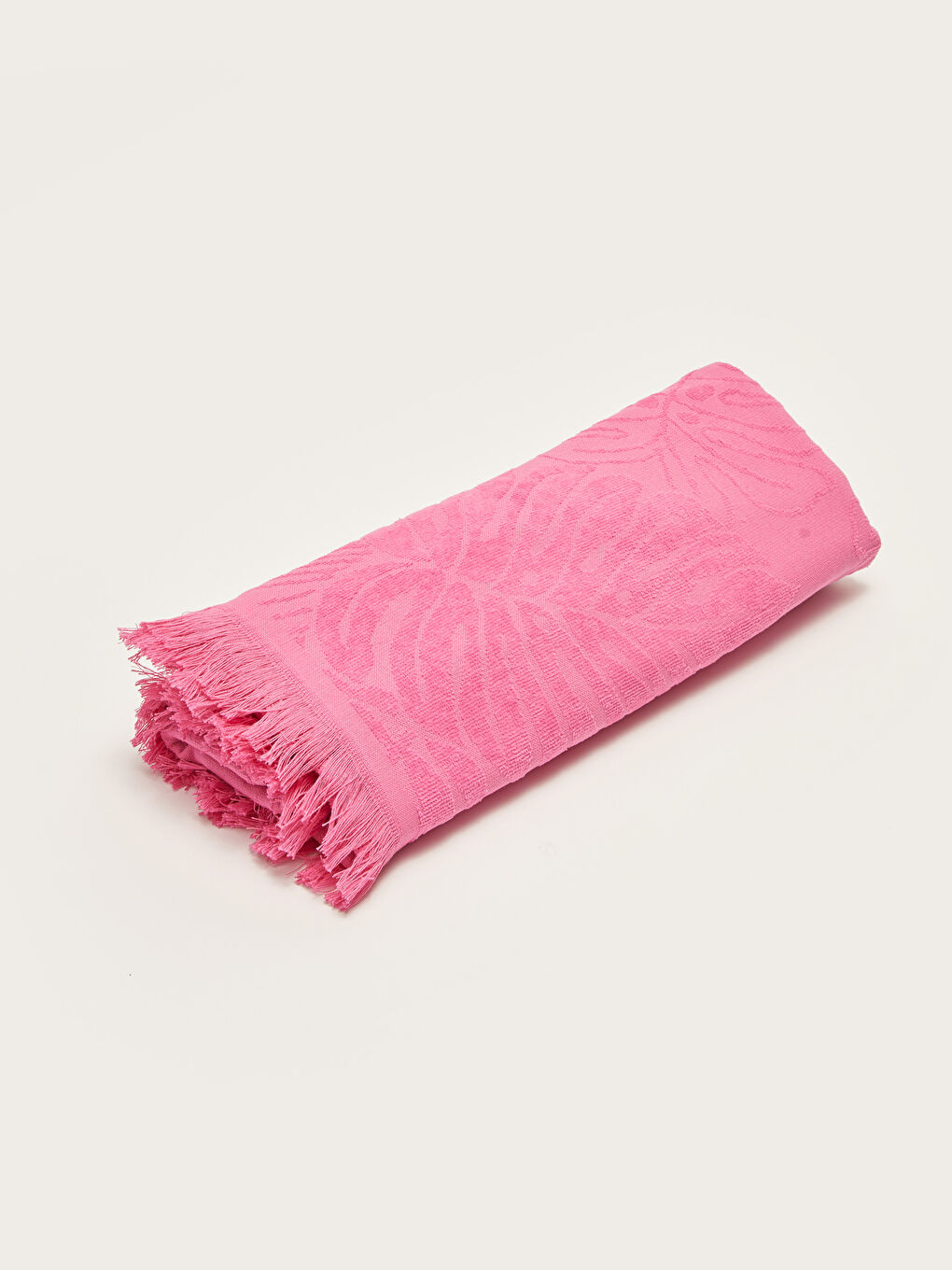 LC Waikiki Patterned Fringed Women's Beach Towel -S2AS02Z8-GQ8