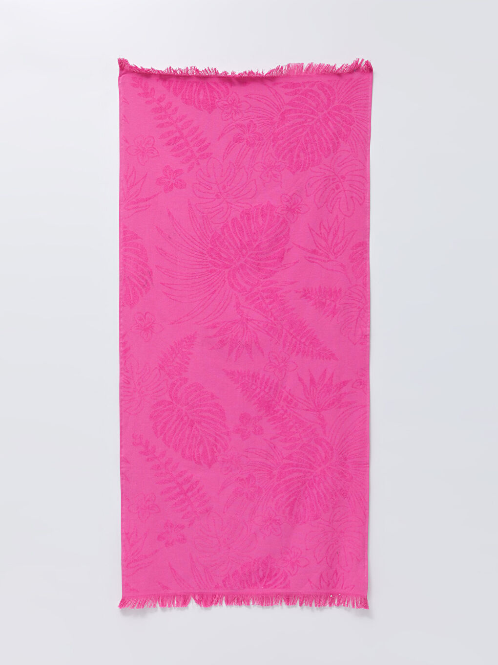 LC Waikiki Patterned Fringed Women's Beach Towel -S2AS02Z8-GQ8