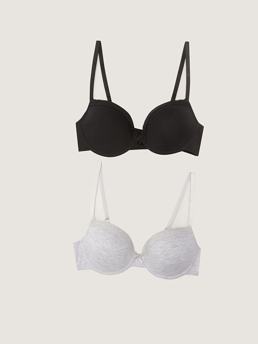 Сымы бар төсемі жоқ шілтерлі бюстгальтер 2 данадан тұратын