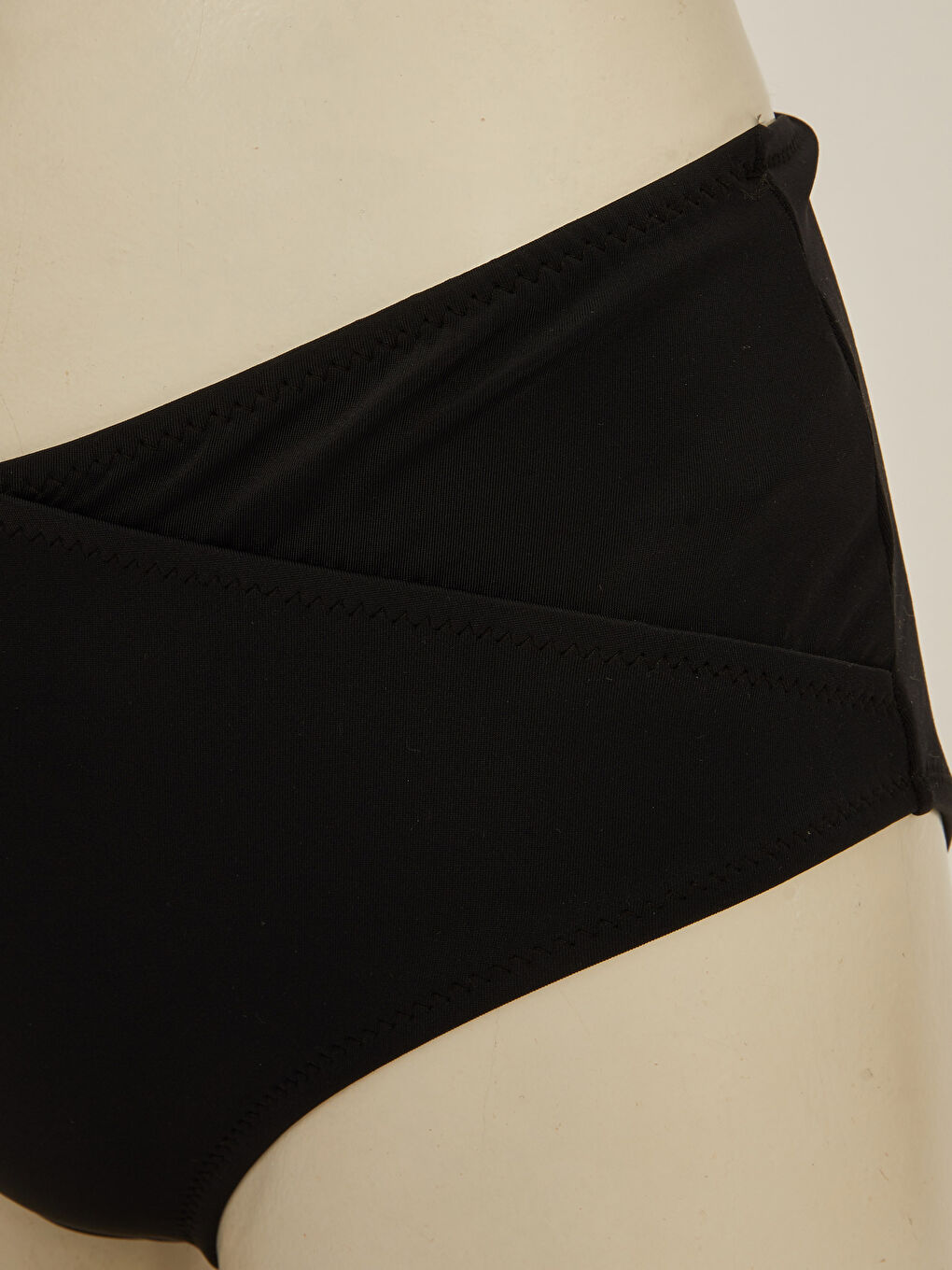 Siyah Kadın Düz Bikini Alt-2