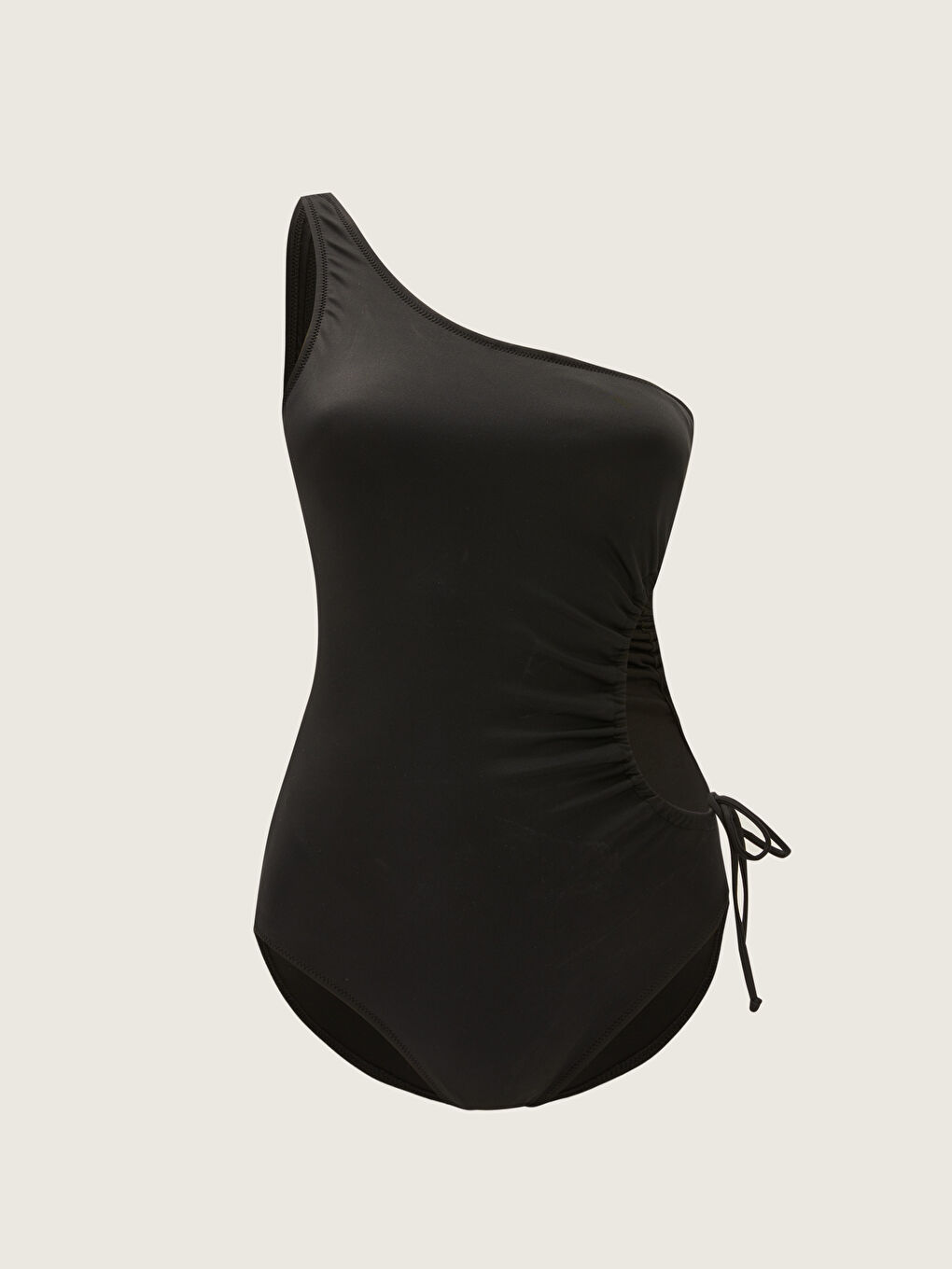 Siyah Kadın Düz Mayo