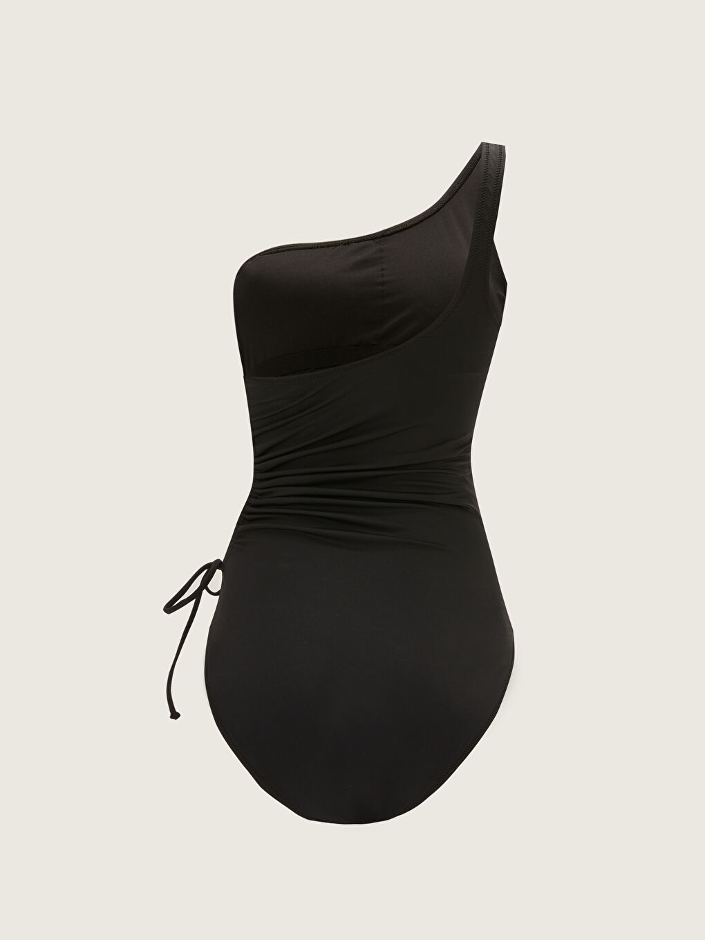 Siyah Kadın Düz Mayo-1