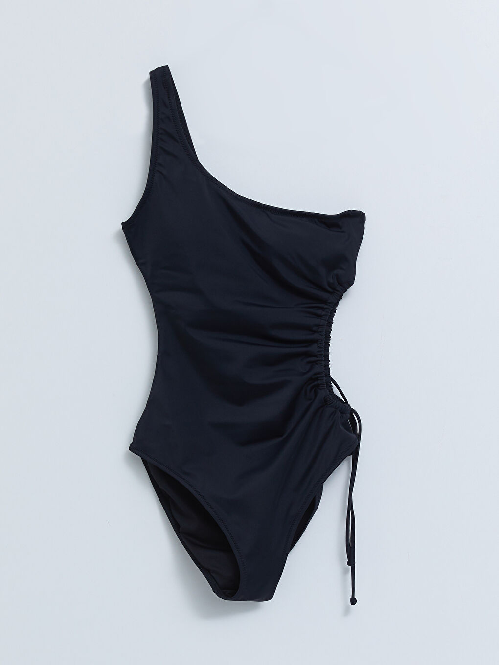 Siyah Kadın Düz Mayo-3