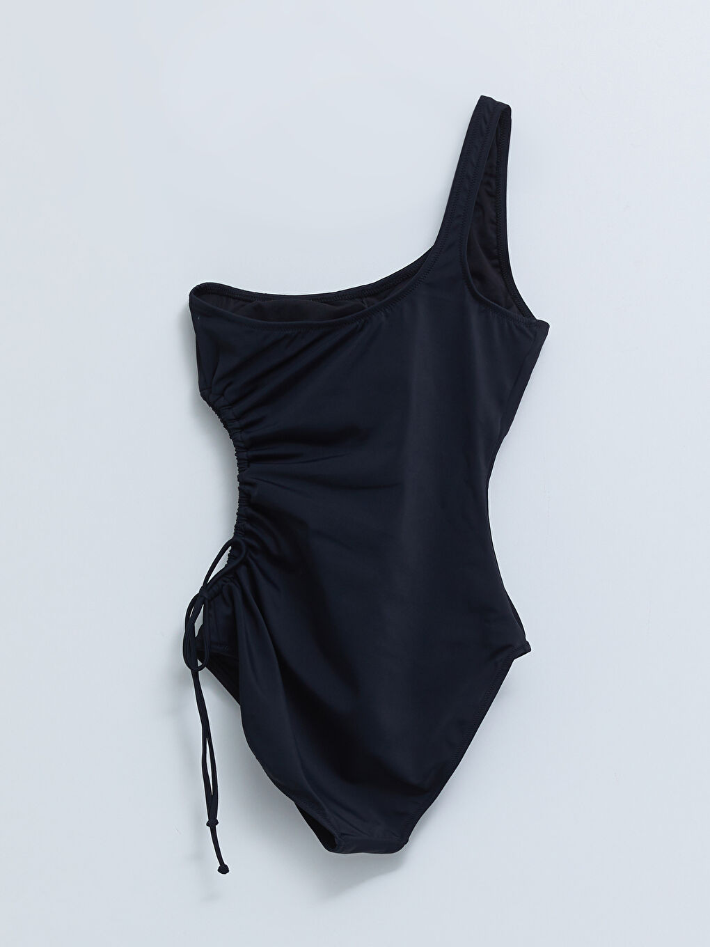 Siyah Kadın Düz Mayo-4