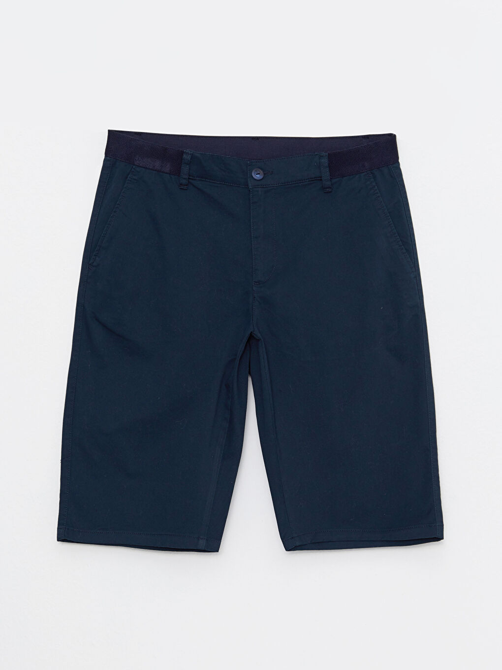 Comfort Fit Gabardine Men's Bermuda Shorts -S2AT15Z8-KN7