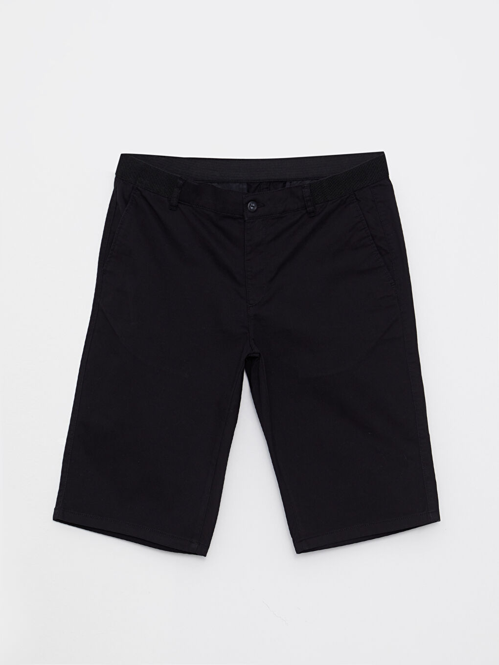 Comfort Fit Gabardine Men's Bermuda Shorts -S2AT15Z8-CVL