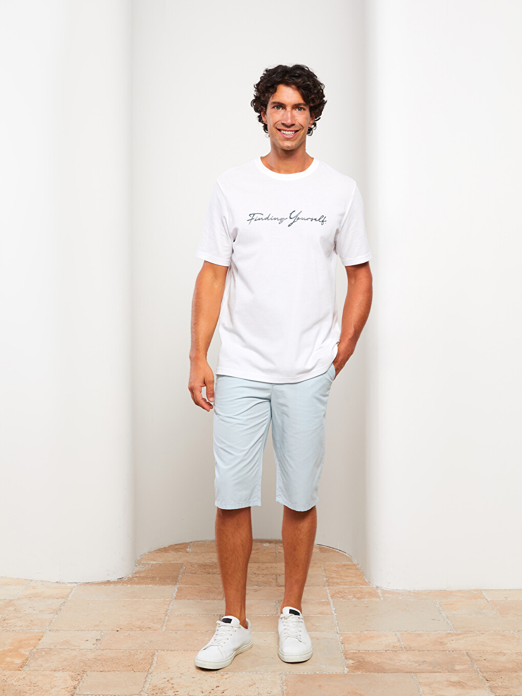 Short Bermuda Coupe Large Pour Hommes