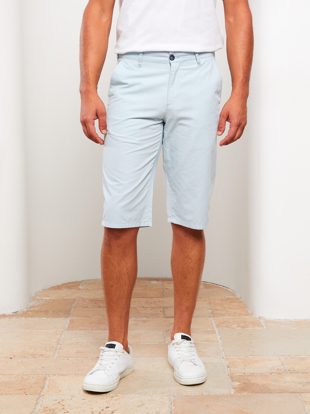 Short Bermuda Coupe Large Pour Hommes-3