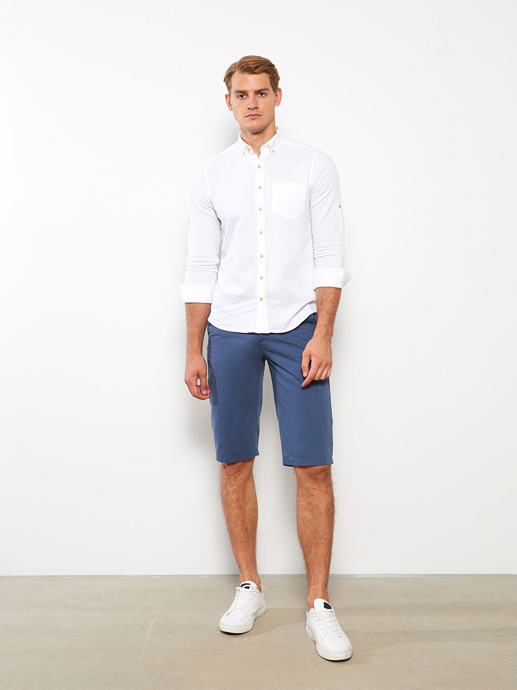 Wide Fit Bermuda Men's Shorts -S2AT16Z8-KJ2