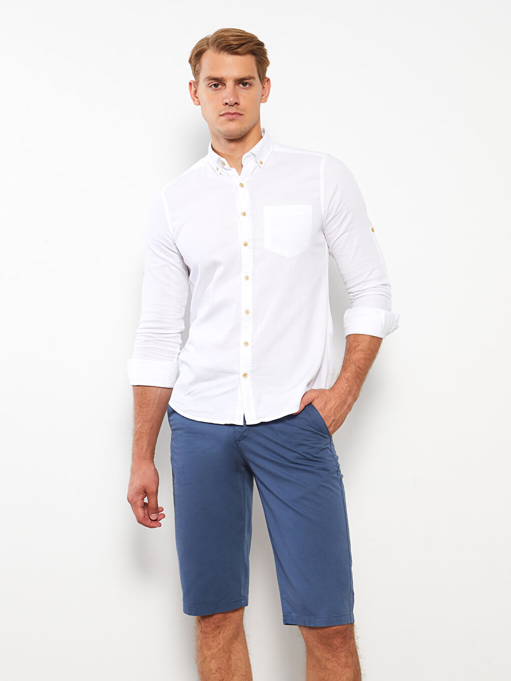 Wide Fit Bermuda Men's Shorts -S2AT16Z8-KJ2