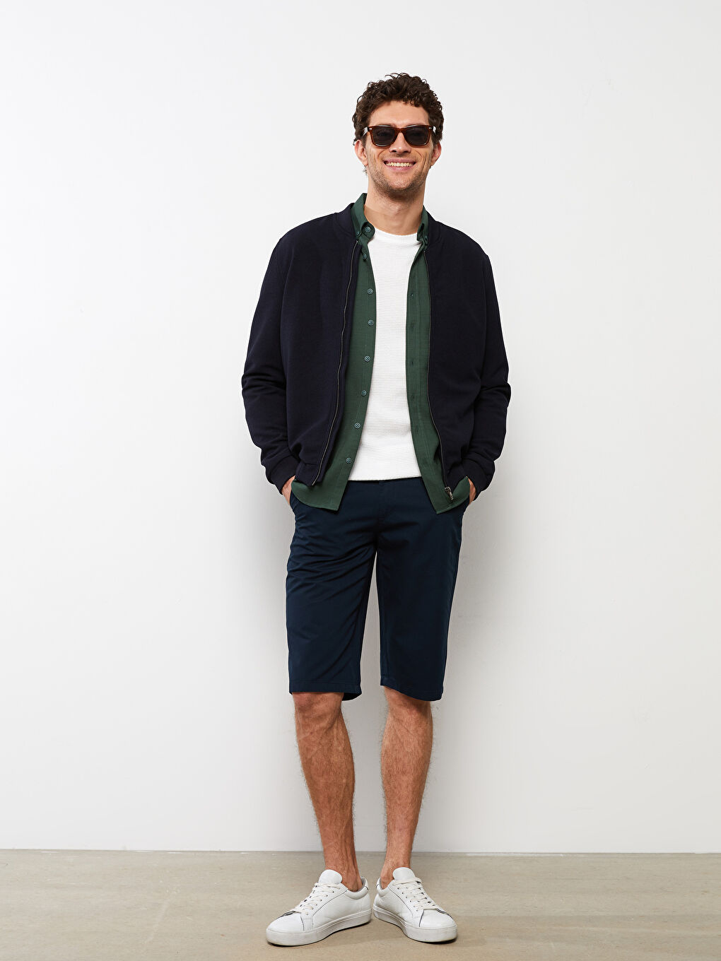 Wide Fit Bermuda Men's Shorts -S2AT16Z8-KN7