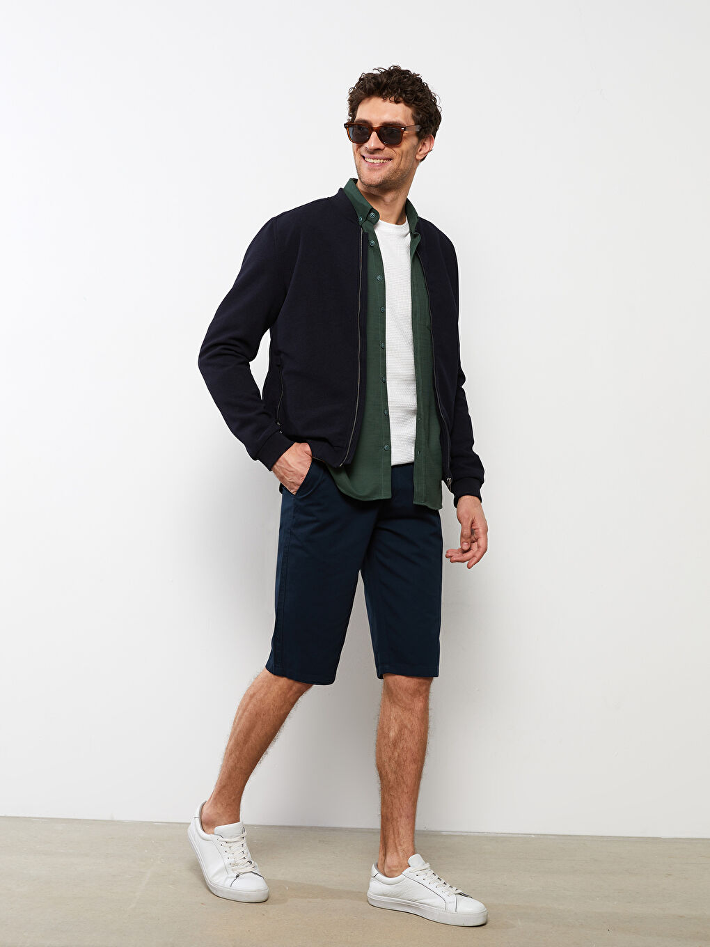 Wide Fit Bermuda Men's Shorts -S2AT16Z8-KN7