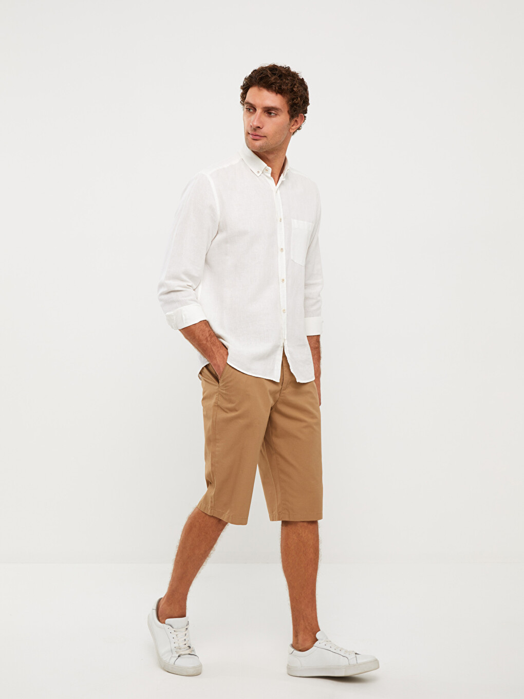 Wide Fit Bermuda Men's Shorts-1