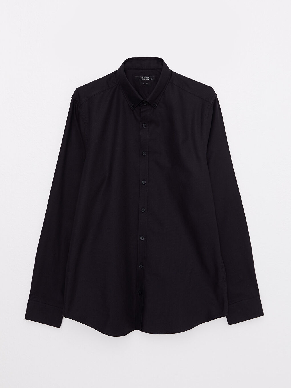 Chemise Oxford Slim Fit à Manches Longues pour Hommes-4