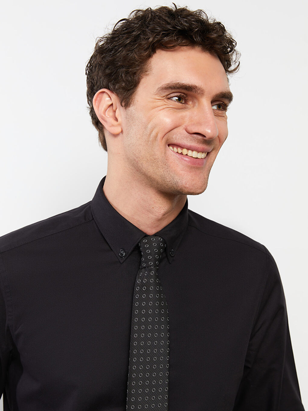 Chemise Oxford Slim Fit à Manches Longues pour Hommes-2