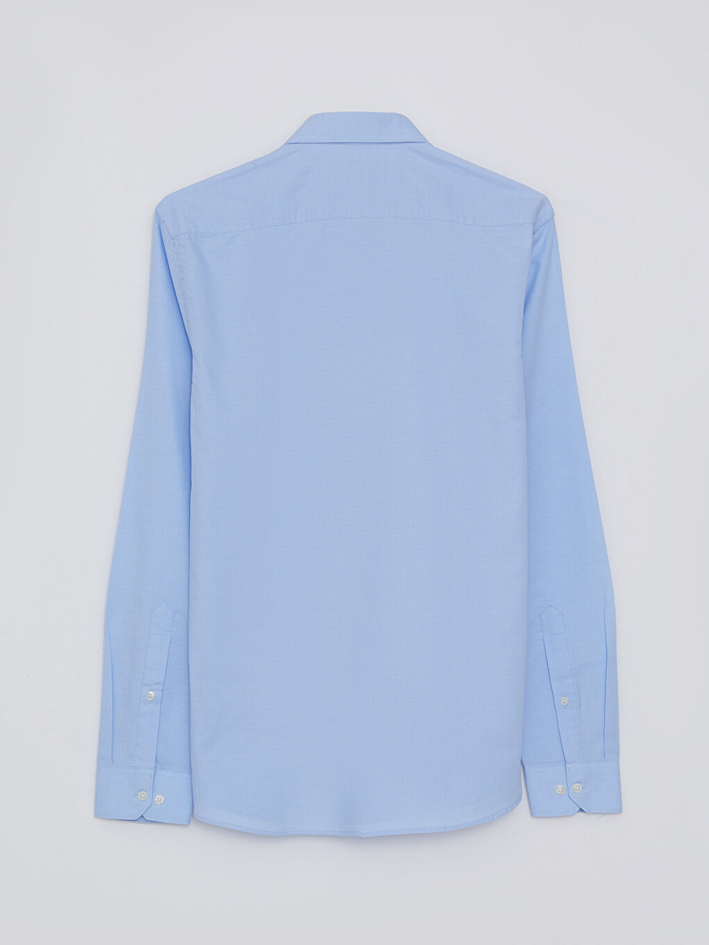 Chemise Oxford Slim Fit à Manches Longues pour Hommes-1