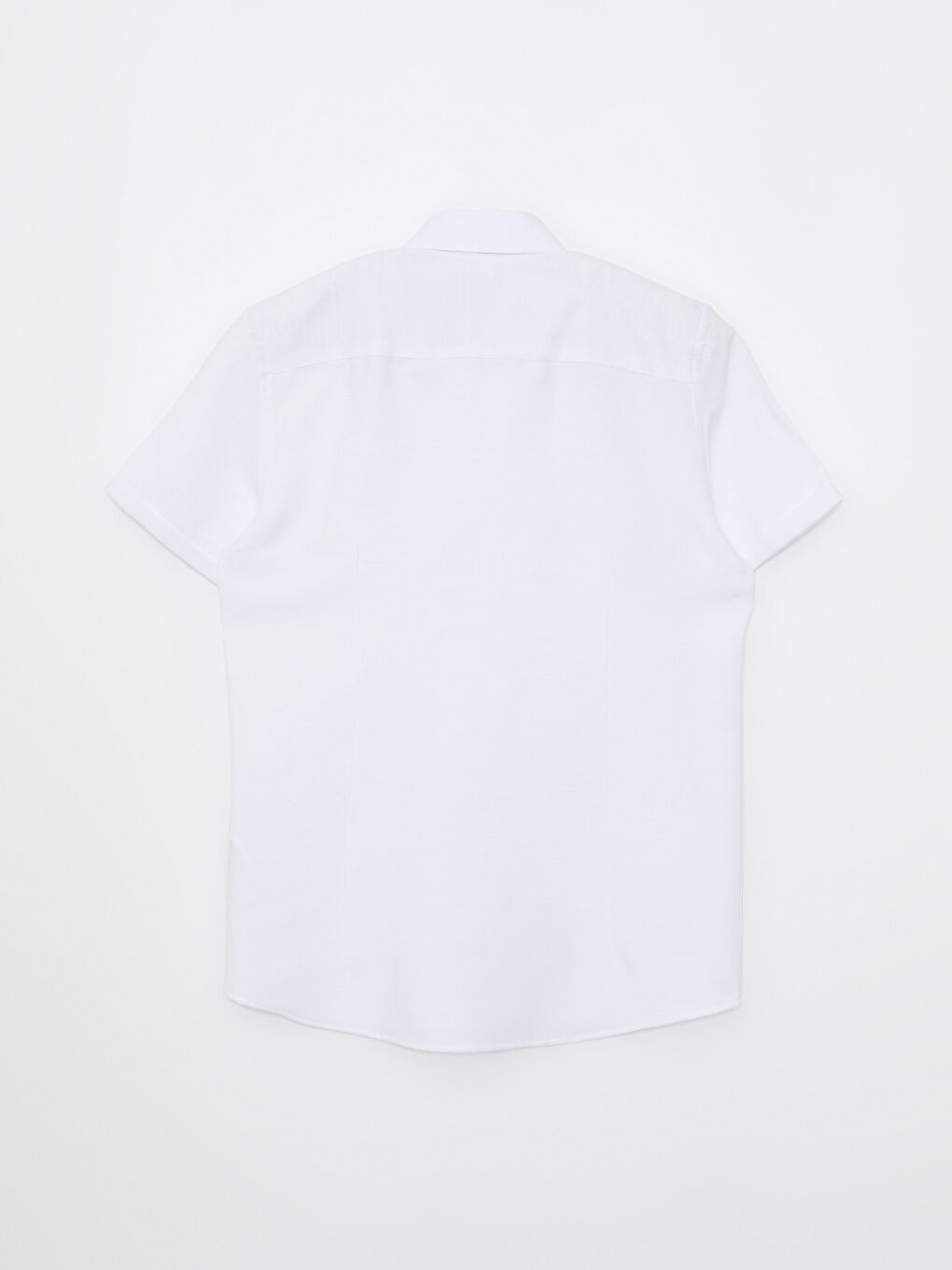 Slim Fit Short Sleeve Dobby Men's Shirt-6