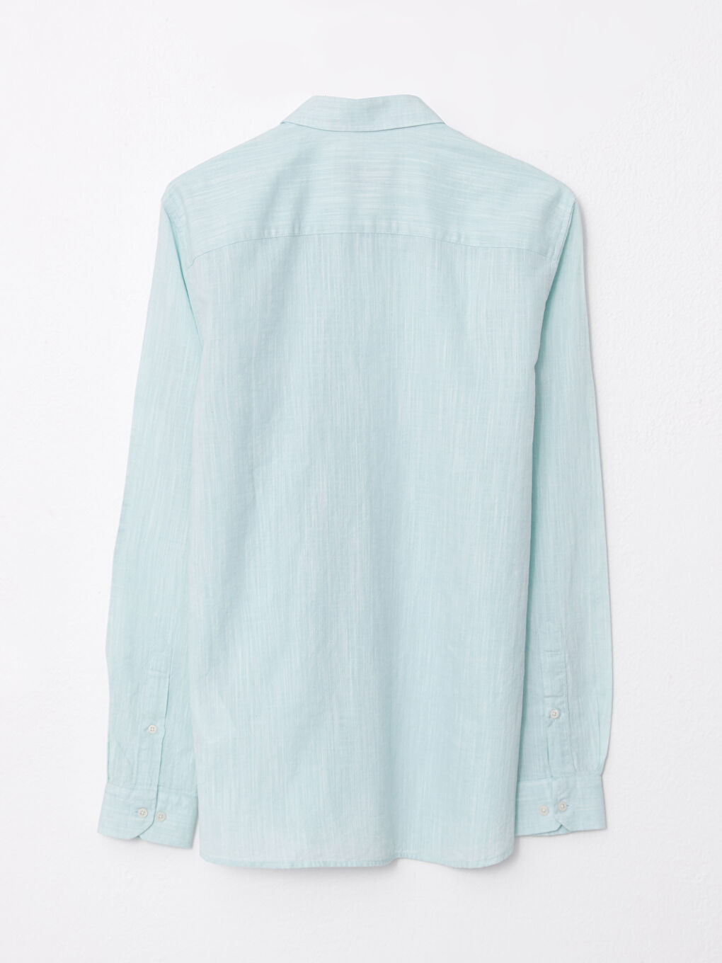 Slim Fit Long Sleeve Men's Shirt-6