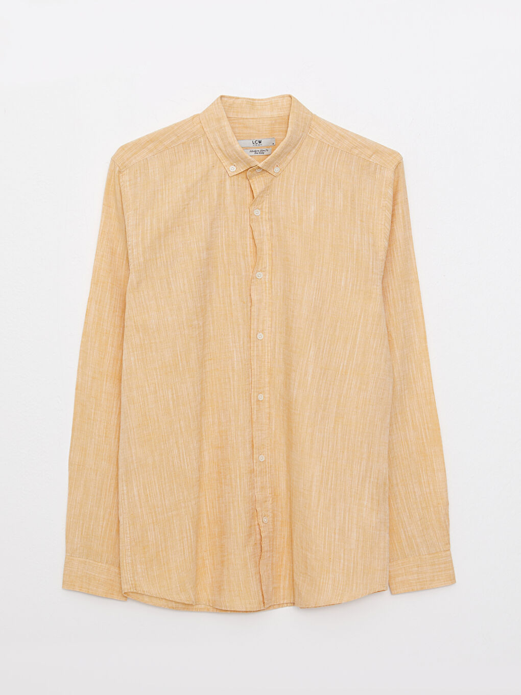 Slim Fit Long Sleeve Men's Shirt -S2AU37Z8-SB7