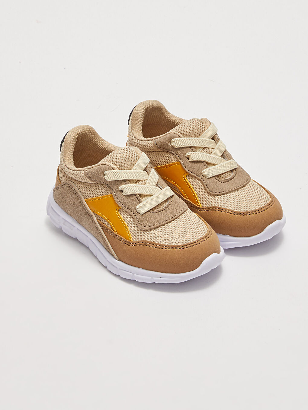 LCW STEPS Renk Bloklu Lastik Bağcıklı Erkek Bebek Spor Ayakkabı -S2AU66Z1-DRR
