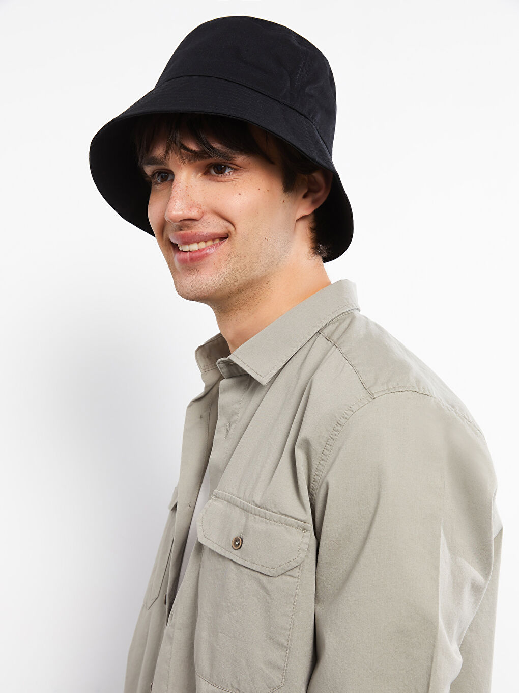 Regular Fit Long Sleeve Gabardine Men's Shirt-2