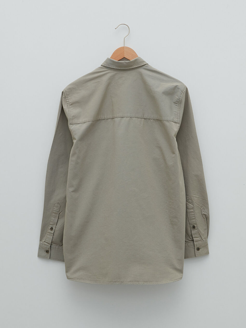 Regular Fit Long Sleeve Gabardine Men's Shirt-6