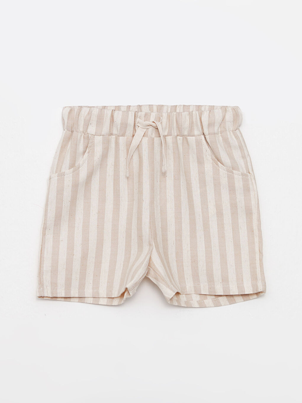Crew Neck Short Sleeved Baby Boy Snap Fastener Body and Shorts 2-Piece Set-2