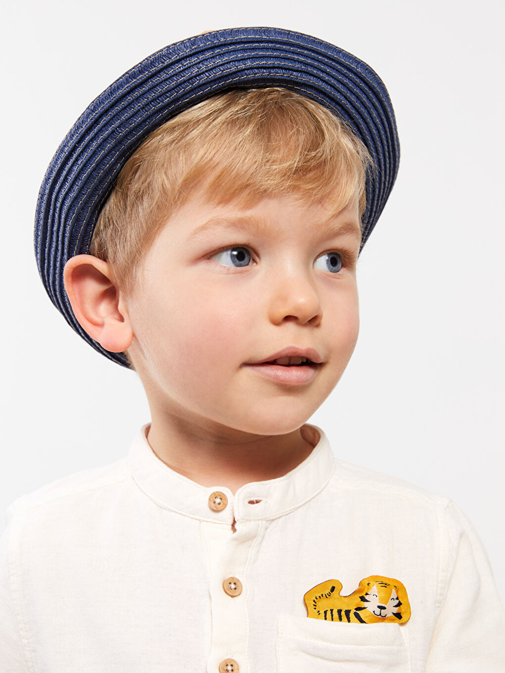 Chemise Imprimée à Manches Longues pour Bébé Garçons à Col Mao-1