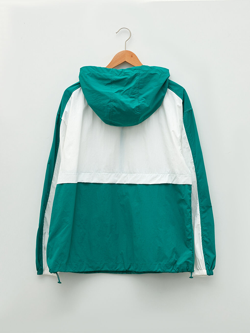 XSIDE Hooded Color Block Women's Raincoat -S2AV86Z8-J5E