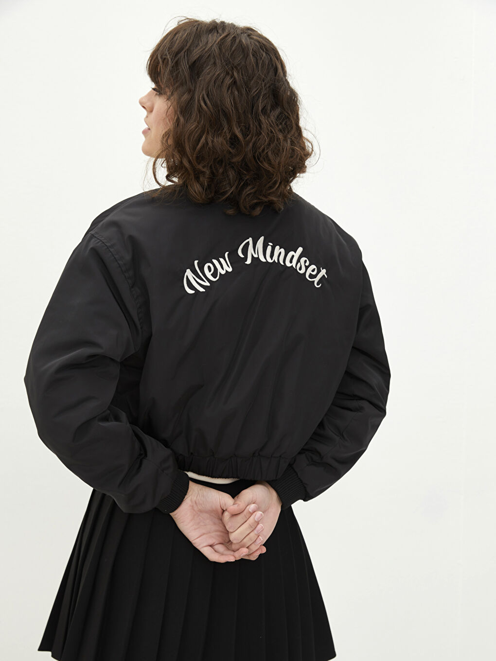 XSIDE Bestickte Langarm Damen College Jacke -S2AV92Z8-CVL