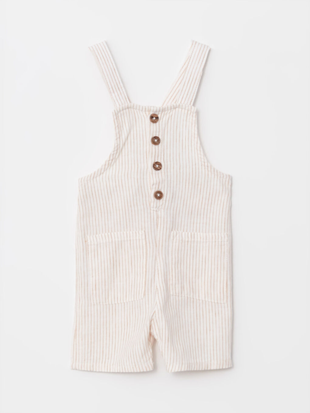 Striped Cotton Baby Boy Salopet