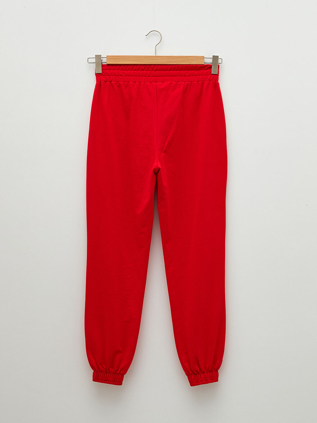 Women's Elasticated Waist Plain Jogger Sweatpants-6