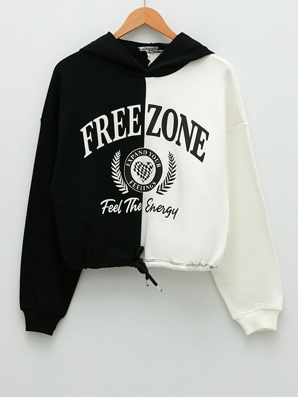 Color Block Long Sleeve Oversize Women's Hoodie-8