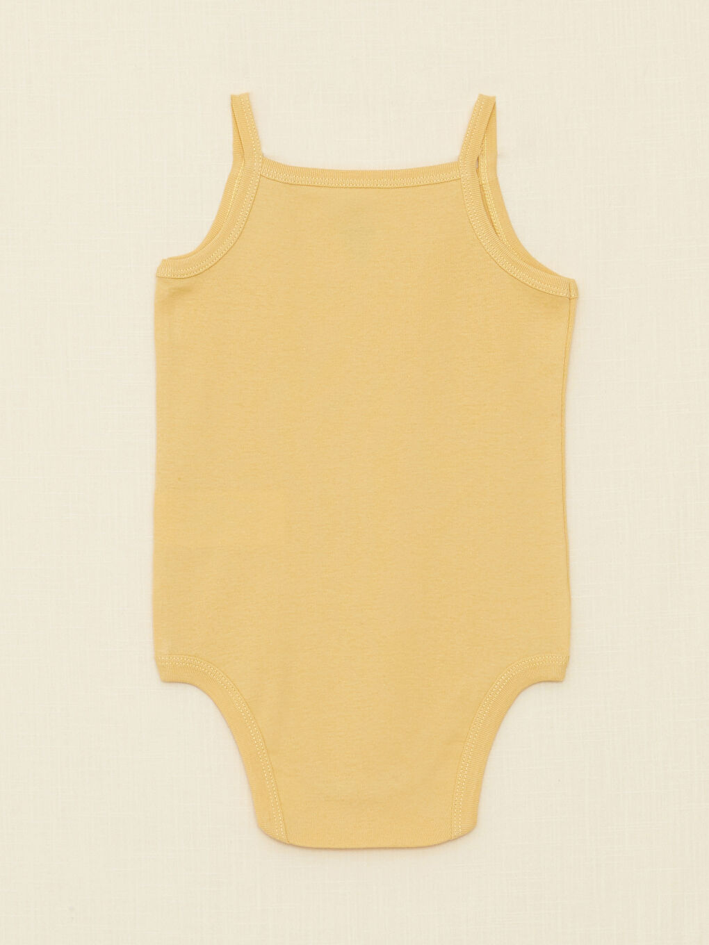 Square Collar Suspended Basic Cotton Baby Girl Body With Snap Button 3 Pcs-9