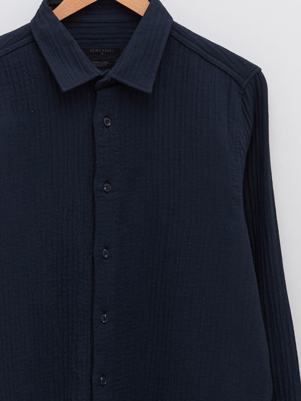Regular Fit Long Sleeve Men's Shirt-7