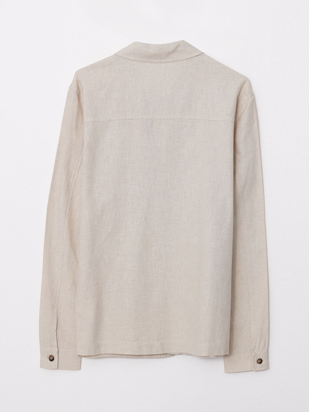 Slim Fit Collared Neck Men's Coat-6