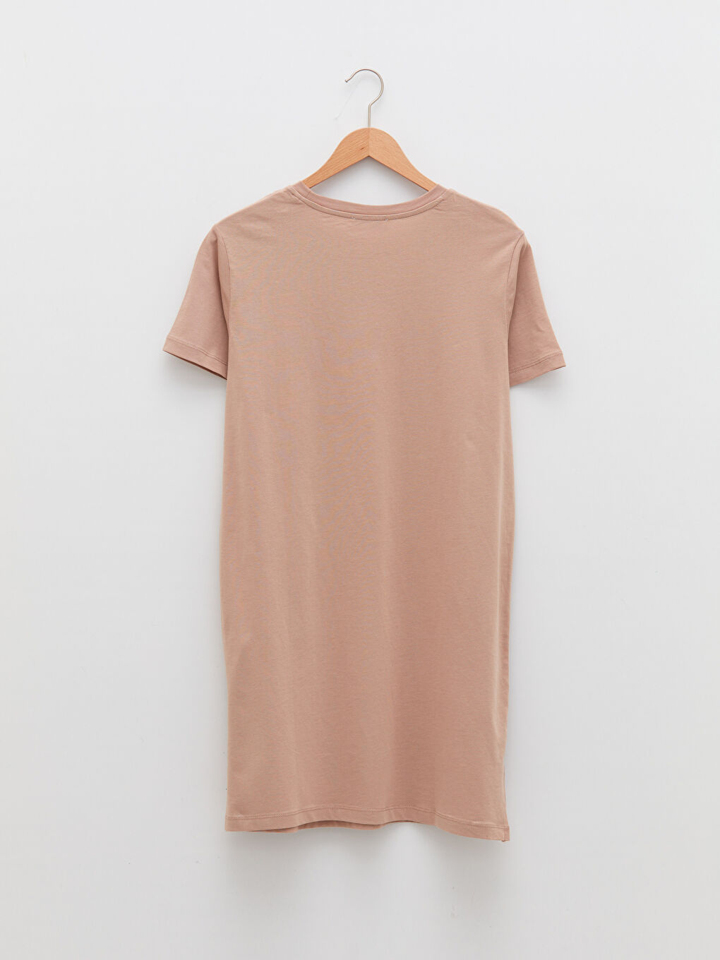 Crew Neck Straight Short Sleeve Cotton Women's T-Shirt-6