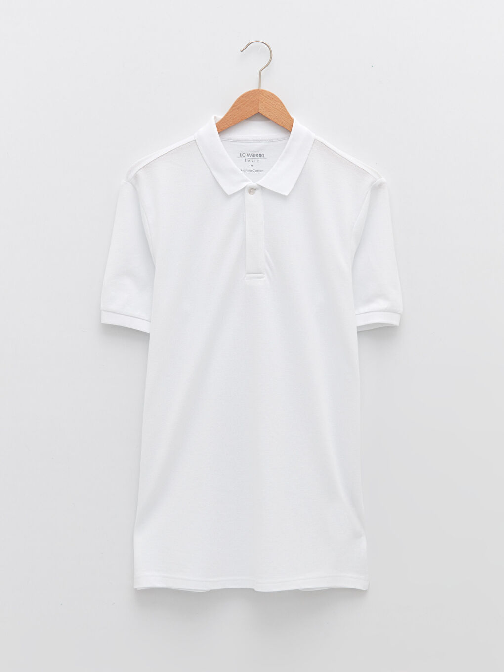 تي شيرت بياقة بولو كم قصير بيكيه للرجال-5