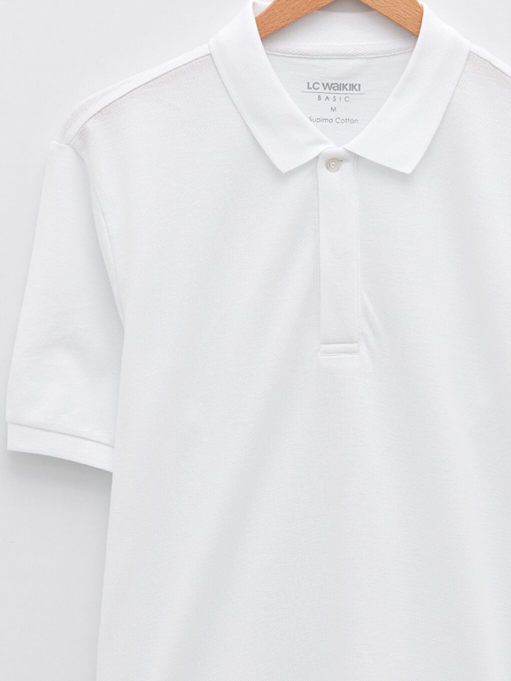 تي شيرت بياقة بولو كم قصير بيكيه للرجال-7