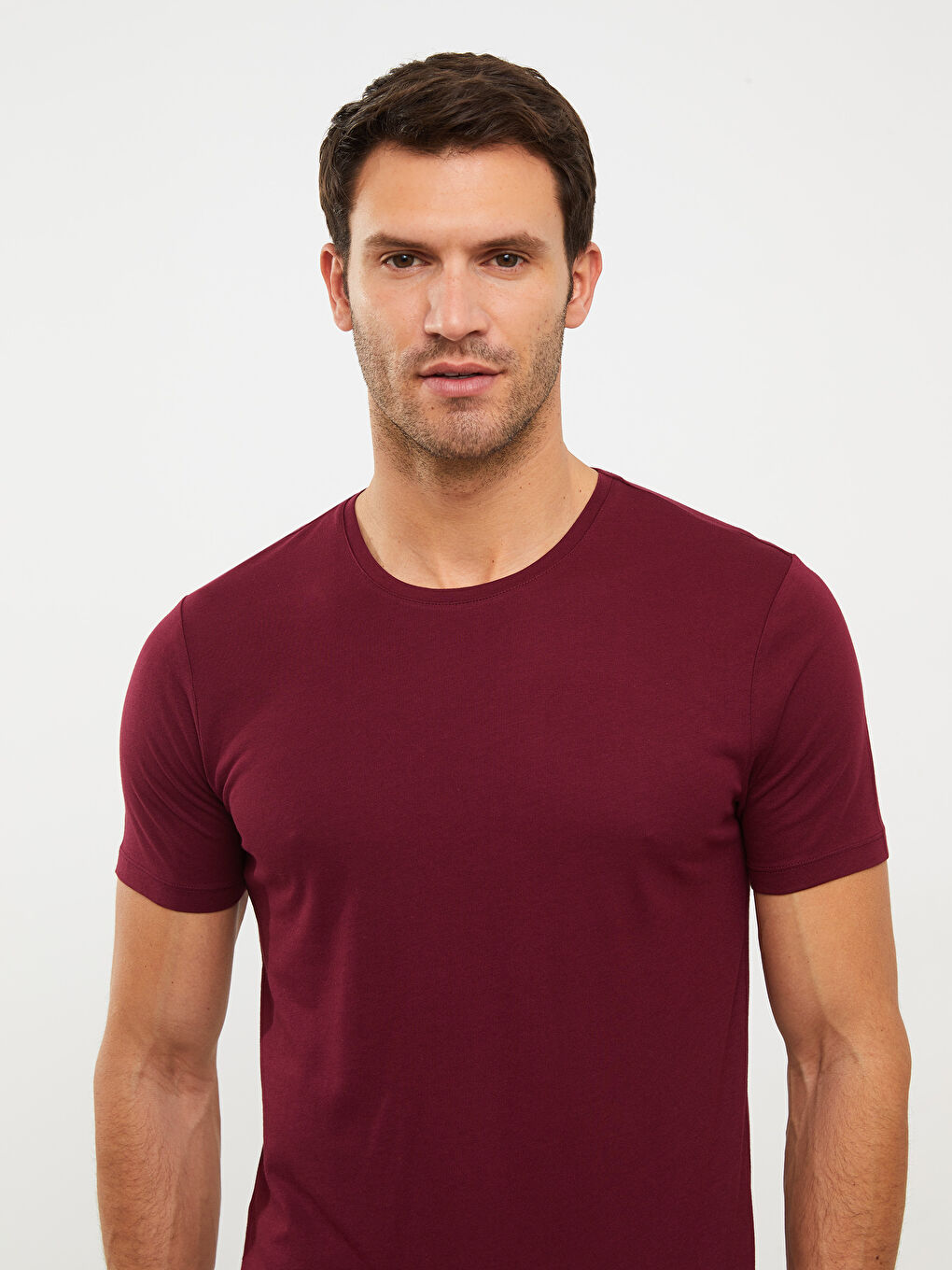 Crew Neck Jersey Men's T-Shirt-2