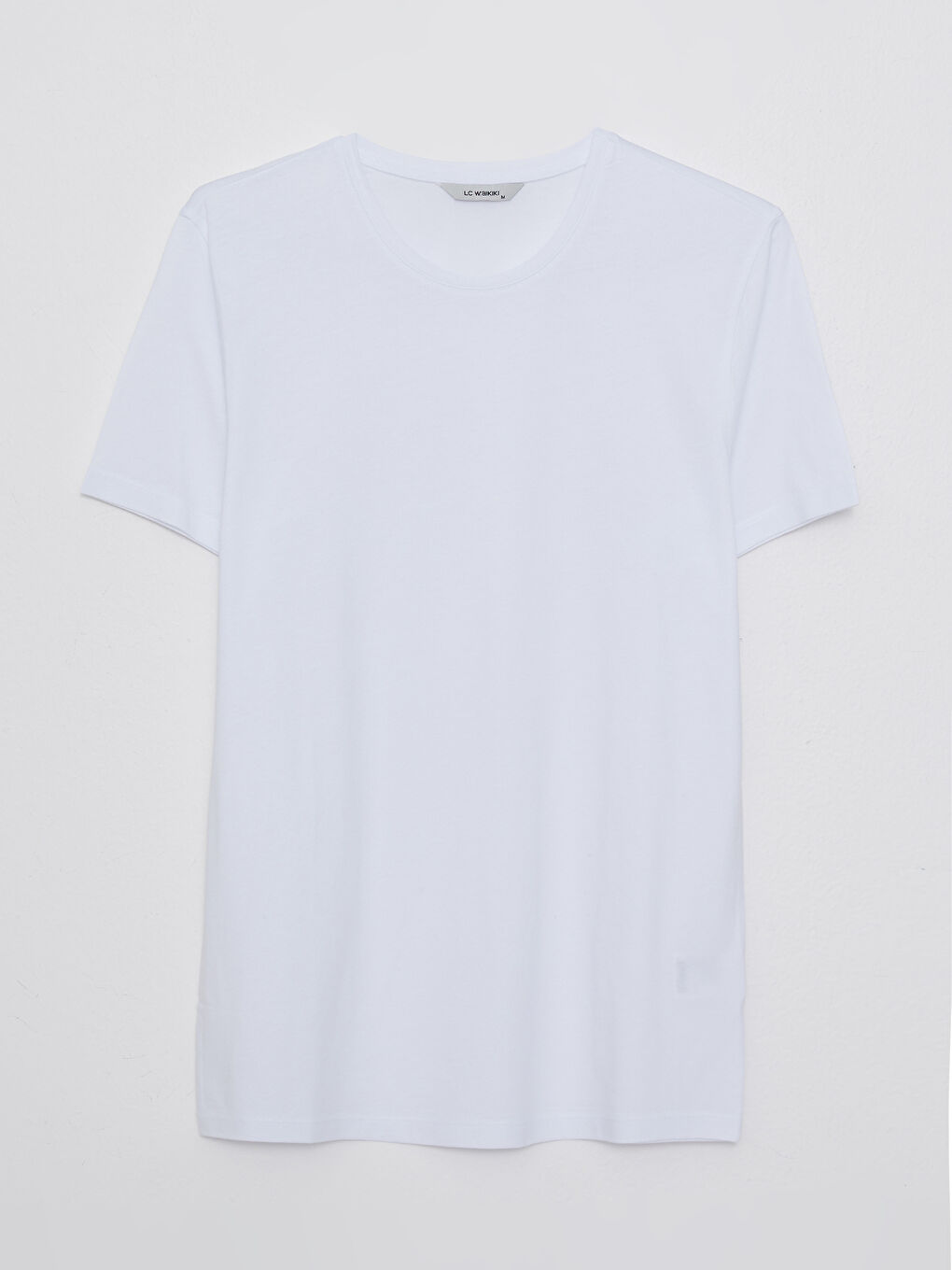 Tricou pentru Bărbați din Jerseu cu Guler Rotund-5