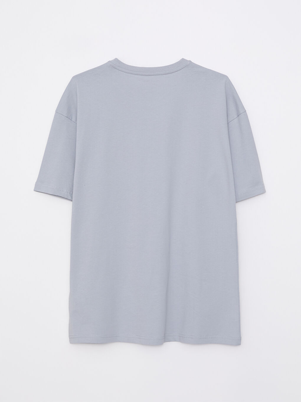 Овърсайз тениска с кръгло деколте и къс ръкав от джърси за мъже-6